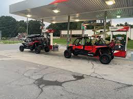 UTV at gas station