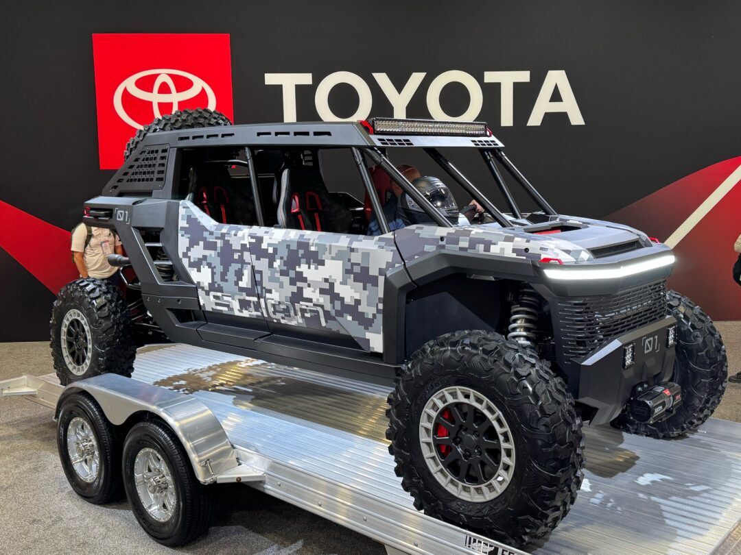 Toyota&rsquo;s Scion 01 Concept unveiled at SEMA 2025, signaling a bold new vision for hybrid off-road machines.